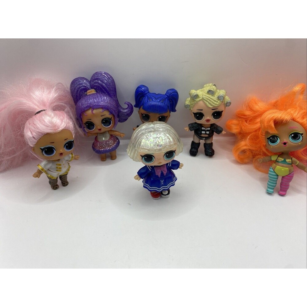 LOL Surprise Dolls Bundle Lot of 6 Mixed Dolls MGA